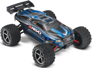 RC auto Traxxas E-Revo 1:16 RTR, modrá