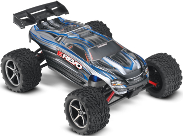 RC auto Traxxas E-Revo 1:16 RTR, stříbrná