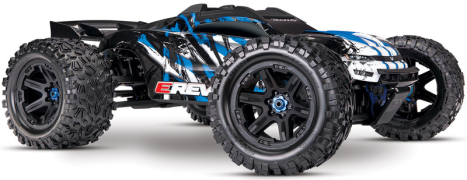 RC auto Traxxas E-Revo 1:8 VXL RTR, modrá