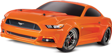 RC auto Traxxas Ford Mustang 1:10 RTR, oranžová