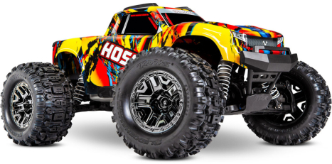 RC auto Traxxas Hoss 1:10 VXL 4WD TQi RTR, Solar Flare