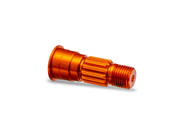 Traxxas hřídel předního kola hliníková oranžová