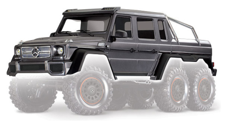 Traxxas karosérie Mercedes-Benz G 63 stříbrná