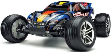 RC auto Traxxas Nitro Rustler truggy