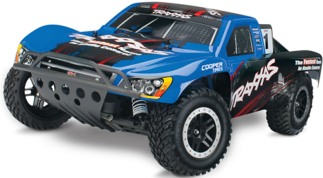 RC auto Traxxas Nitro Slash 1:10 TQi RTR, modrá