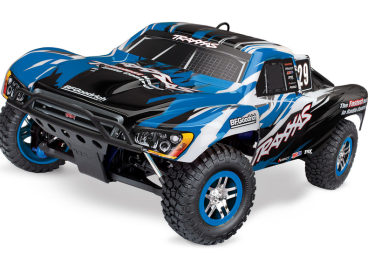 BAZAR - RC auto Traxxas Nitro Slayer 1:8 TQi RTR, modrá