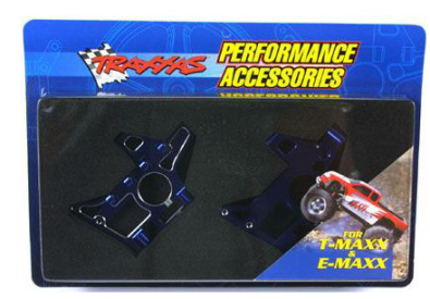 Traxxas přepážka šasi přední hliníková modrá