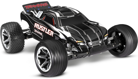 RC auto Traxxas Rustler 1:10 RTR, černá