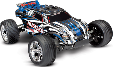 RC auto Traxxas Rustler 1:10 RTR, modrá