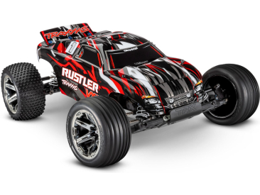 RC auto Traxxas Rustler 1:10 VXL RTR, červená