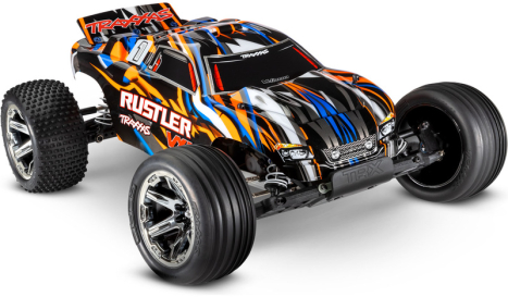 RC auto Traxxas Rustler 1:10 VXL RTR, oranžová