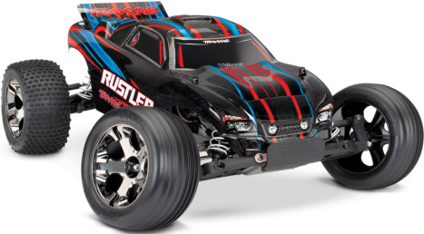 RC auto Traxxas Rustler 1:10 VXL TQi, červená