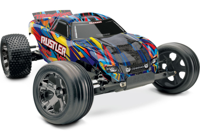 RC auto Traxxas Rustler 1:10 VXL TQi, Rock'n Roll