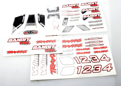 Traxxas samolepky: Bandit VXL