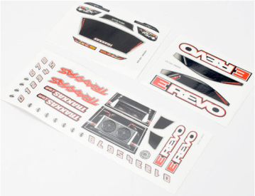 Traxxas samolepky: E-Revo 1:16