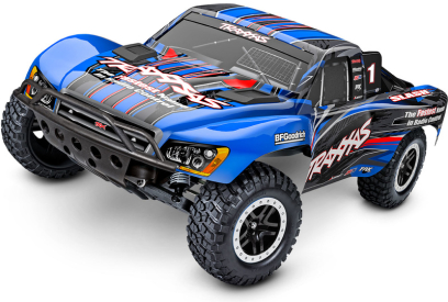 RC auto Traxxas Slash 1:10 2BL RTR, modrá