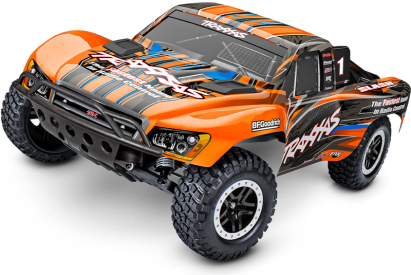 RC auto Traxxas Slash 1:10 2BL RTR, oranžová