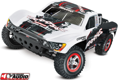 RC auto Traxxas Slash 1:10 OBA RTR, bílá