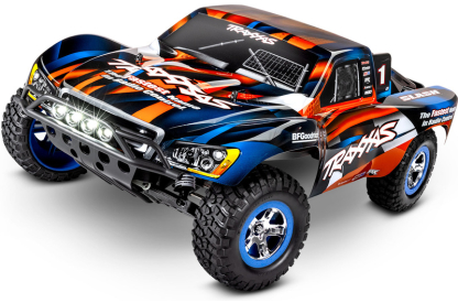 RC auto Traxxas Slash 1:10 RTR s LED osvětlením, oranžová
