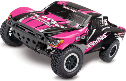 RC auto Traxxas Slash 1:10 RTR, růžová