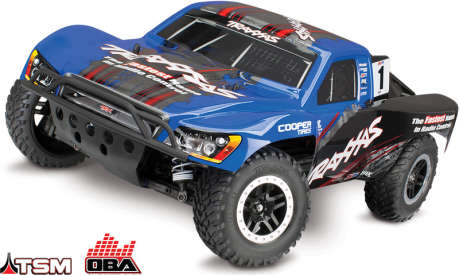 RC auto Traxxas Slash 1:10 VXL 4WD OBA TQi, modrá