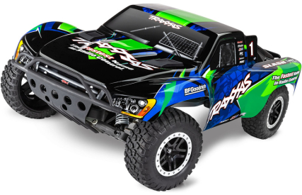 RC auto Traxxas Slash 1:10 VXL RTR, zelená