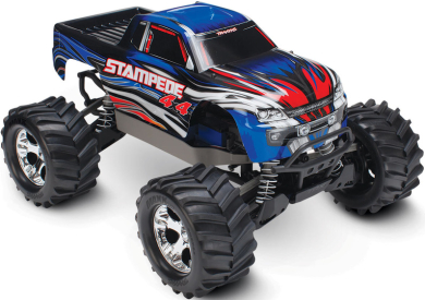 RC auto Traxxas Stampede 1:10 4WD RTR, modrá