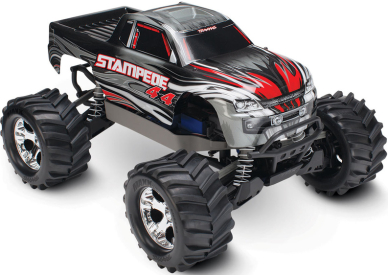 RC auto Traxxas Stampede 1:10 4WD RTR, šedá