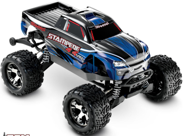 RC auto Traxxas Stampede 1:10 VXL 4WD TQi, modrá