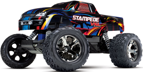 RC auto Traxxas Stampede 1:10 VXL TQi, Rock'n Roll