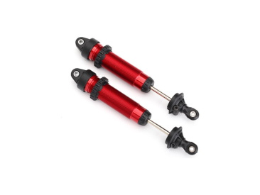 Traxxas tlumič GTR 139mm červený se závitem (2)