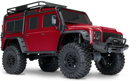RC auto Traxxas TRX-4 Land Rover Defender 1:10 RTR, červená