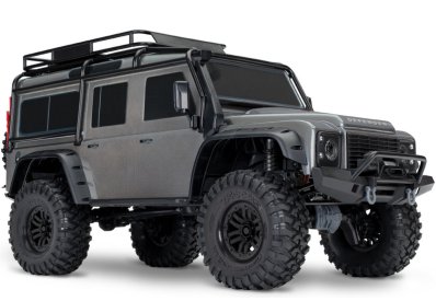 RC auto Traxxas TRX-4 Land Rover Defender 1:10 RTR, stříbrná