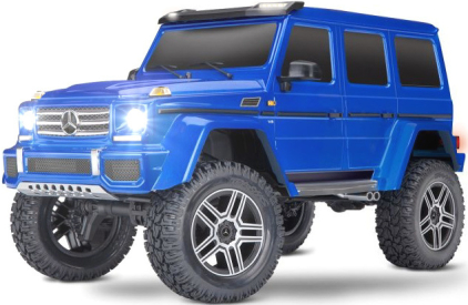 RC auto Traxxas TRX-4 Mercedes G500 1:10 s LED osvětlením TQi, modrá