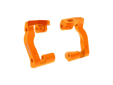 Traxxas závěs těhlice hliníkový oranžový (pár)