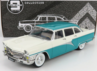Triple9 GAZ 13 Seagull Chaika 1959 1:18 Tyrkysově Bílá