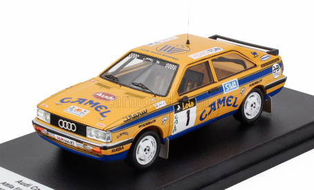 Trofeu Audi Quattro Coupe N 1 2nd Rally Algarve 1987 Attila Ferjancz - Janos Tandati 1:43 Žlutá