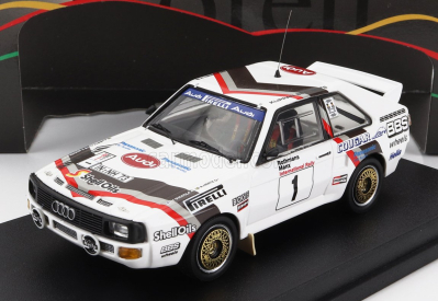Trofeu Audi Quattro Sport N 1 Rally Manx 1984 H.mikkola - A.hertz 1:43 Bílá