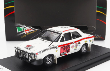 Trofeu Ford england Escort Mki (night Version) N 103 Rally London - Mexico 1970 T.makinen - G.staepelaere 1:43 Bílá Červená