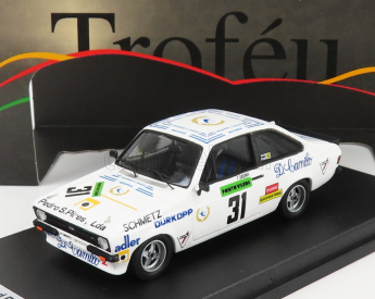 Trofeu Ford england Escort Mkii Rs 2000 N 31 2nd Rally Vila Do Conde 1981 F.gaspar 1:43 Bílá
