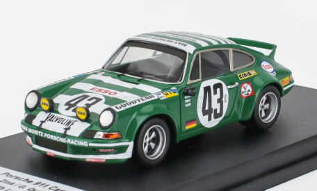 Trofeu Porsche 911 Carera Rs Coupe (night Version) N 43 24h Le Mans 1973 Jurgen Zink - Gerd Quist - Manfred Laub 1:43 Zelená Bílá