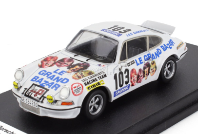 Trofeu Porsche 911 Carrera Rs Coupe N 103 Tour Auto 1973 Herve Bayard - Rene Ligonnet 1:43 Bílá