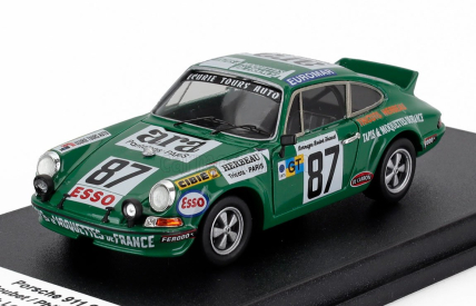 Trofeu Porsche 911 Scf Coupe N 87 24h Le Mans 1975 Rene Boubet - Philippe Dermagne 1:43 Zelená