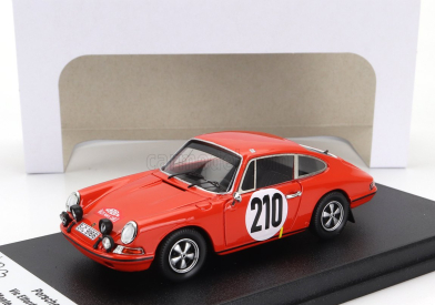 Trofeu Porsche 911t Coupe (night Version) N 210 Winner Rally Montecarlo 1968 Vic Elford - David Stone 1:43 Orange