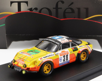 Trofeu Renault Alpine A110 N 38 Rally Sanremo 1981 C.rey - Struyf 1:43 Žlutá Černá Oranžová