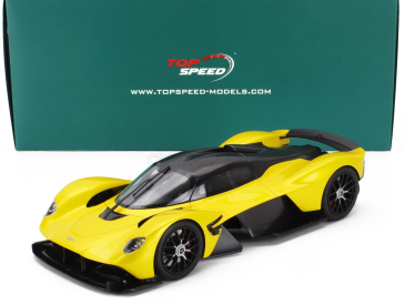 Truescale Aston martin Valkyrie 2021 1:18 Žlutá