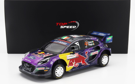 Truescale Ford england Puma Rally1 Red Bull Team M-sport Ford Wrt N 42 5th Rally Acropolis 2022 Craig Breen - Paul Nagle 1:18 Fialová Žlutá Černá