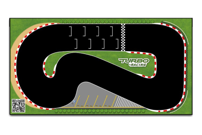 Turbo Racing zavodní koberec/dráha (500x950mm)