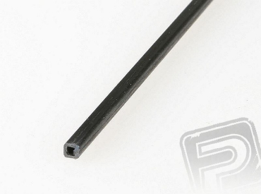 Uhlíkový hranol dutý 3mm/2mm 1m