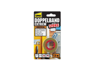 UHU Doppelband EXTREM 120kg/19x1500mm oboustr. pěn. páskax